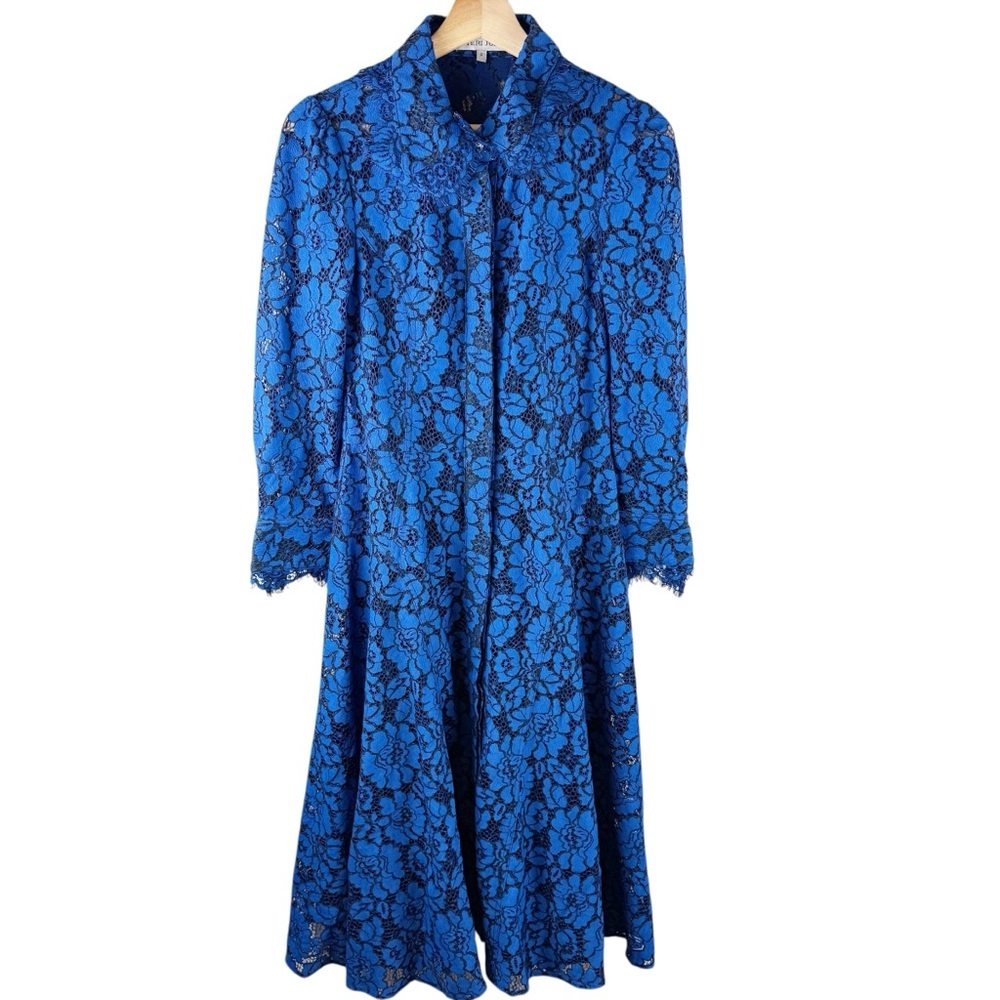 Rickie Freeman For Teri Jon Lace Shirt Dress